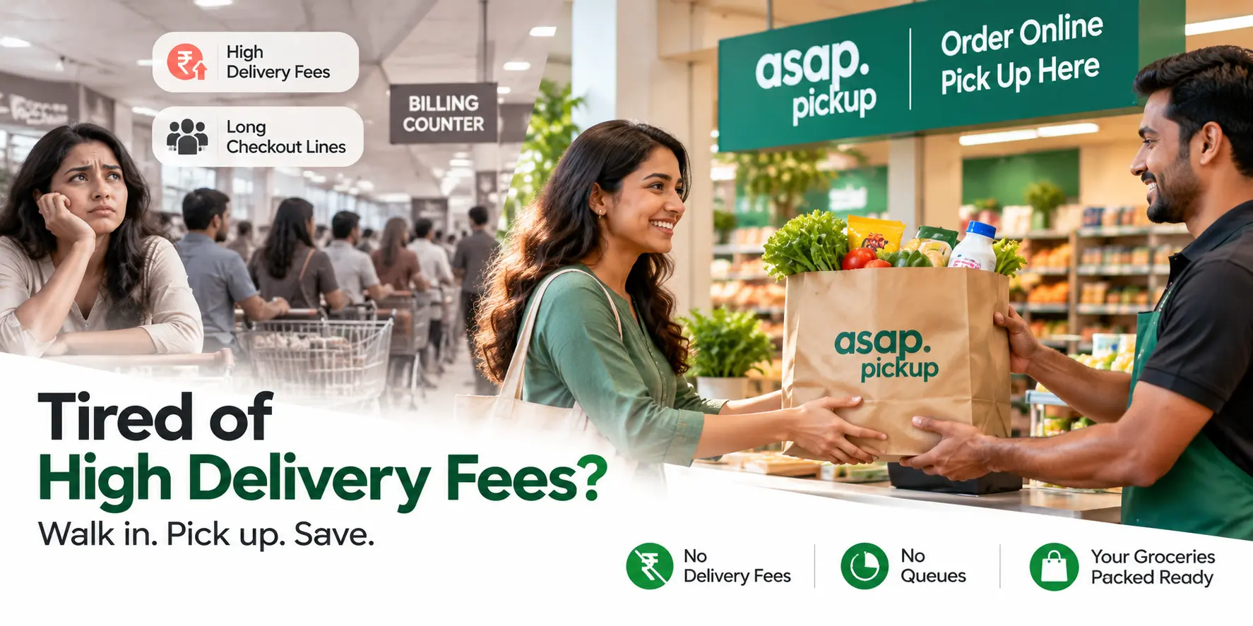 Tired of High Delivery Fees and Long Checkout Lines